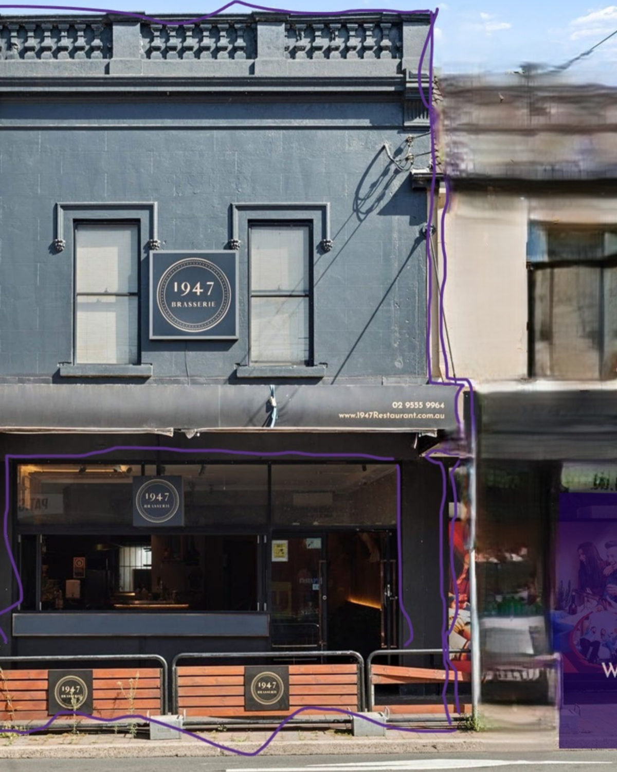 Fitted-out restaurant