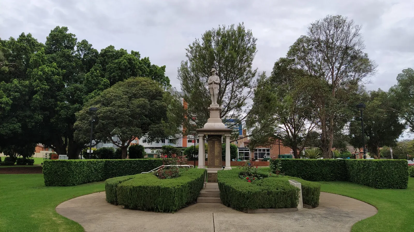 War memorial and gardens in Lidcombe